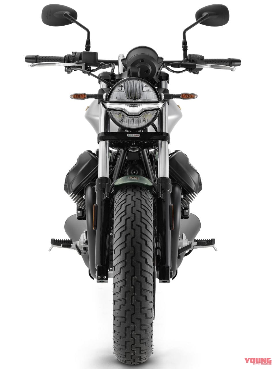 チェンテナリオ (100 周年記念車専用グラフィック)|モトグッツィ「V9ボバー」マイナーチェンジと同時に100周年記念仕様車が登場!