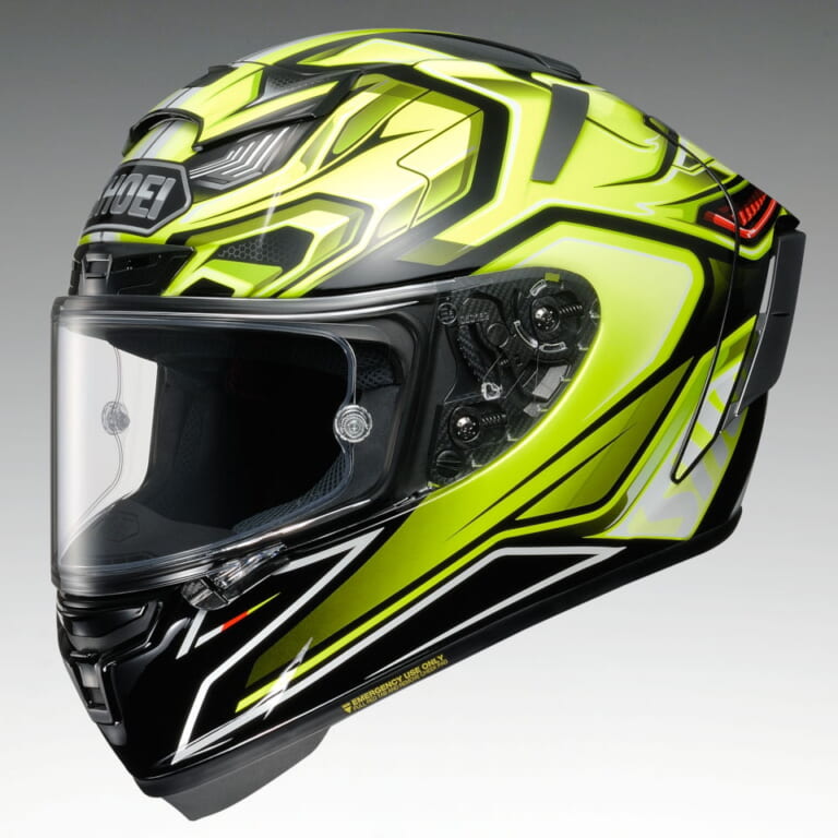 SHOEI X-Fourteen AERODYNE|SHOEIのトップモデル「X-Fourteen」に「クジャク」と「エアロダイン」が登場!