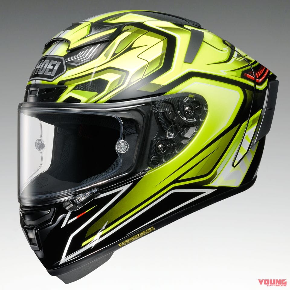 SHOEI X-Fourteen AERODYNE|SHOEIのトップモデル「X-Fourteen」に「クジャク」と「エアロダイン」が登場!