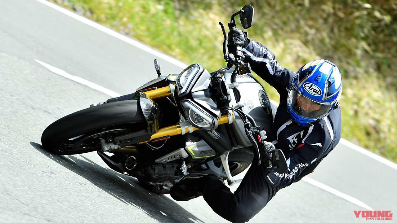 トライアンフ スピードトリプル10rs 試乗インプレッション まるで2スト500ccレーサー Webヤングマシン 新車バイクニュース トライアンフ スピードトリプル10rs 試乗インプレッション まるで2スト500ccレーサー Webヤングマシン 新車バイクニュース