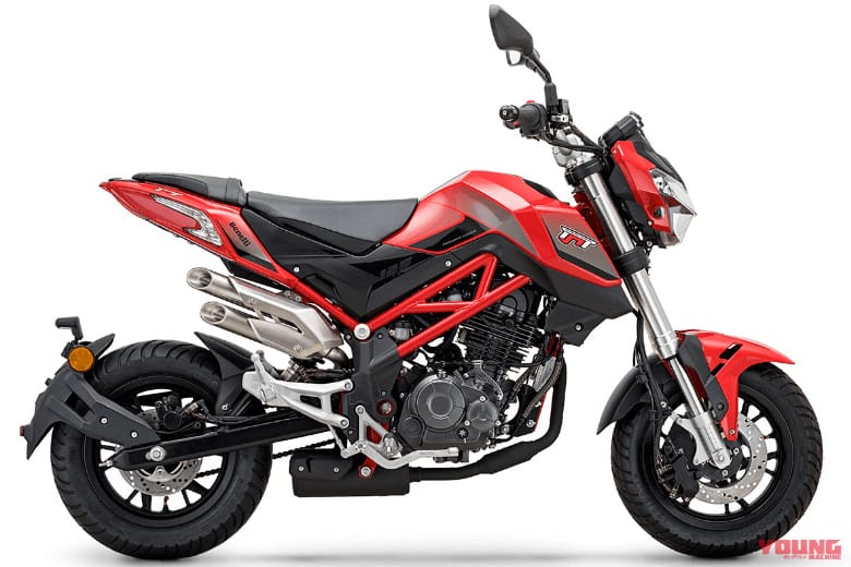 ベネリTNT125|ベネリ2021新車バイクラインナップ〈レオンチーノ250/TNT249S/TRK251 etc.〉