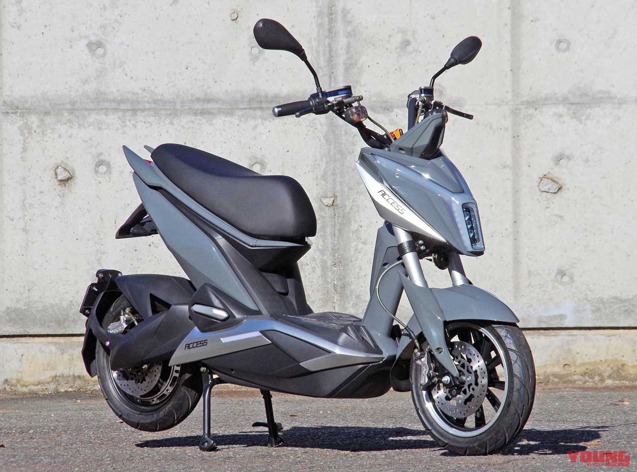 電動バイク アクセス スニーク77/77-2|精悍な容姿のトコトコ走り系電動バイク「アクセス スニーク77」試乗インプレッション