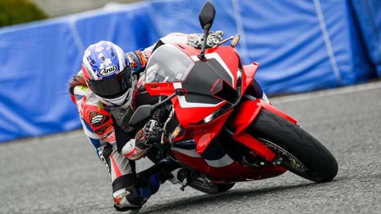 岡崎静夏×ホンダCBR600RR|岡崎静夏のホンダCBR600RR試乗インプレ【扱いやすい超高性能が乗り手の技量を高める】