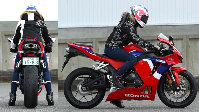 岡崎静夏×ホンダCBR600RR ライディングポジション|岡崎静夏のホンダCBR600RR試乗インプレ【扱いやすい超高性能が乗り手の技量を高める】