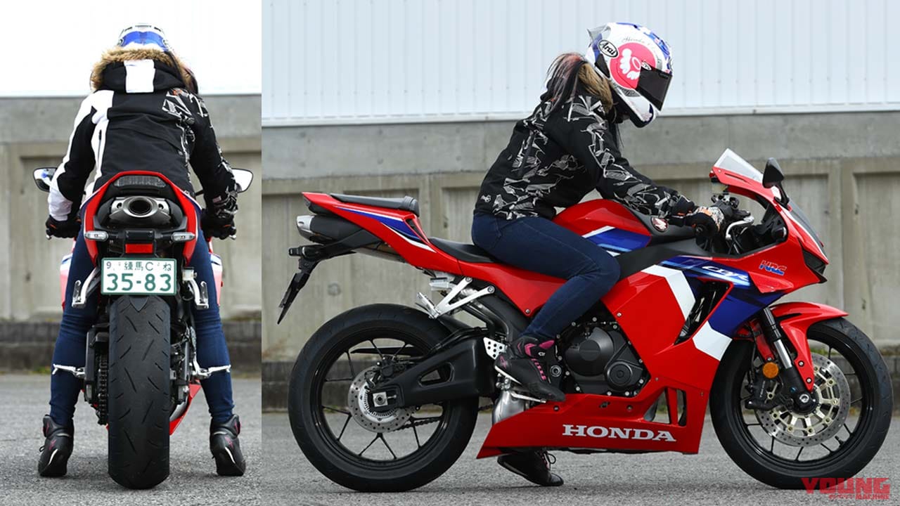 岡崎静夏×ホンダCBR600RR ライディングポジション|岡崎静夏のホンダCBR600RR試乗インプレ【扱いやすい超高性能が乗り手の技量を高める】
