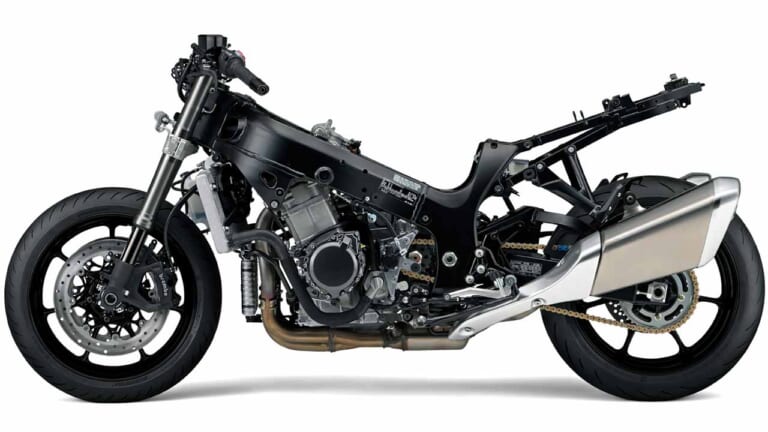 スズキ ハヤブサ|スズキ「シン・ハヤブサ」車体シャーシ完全解説【名作フレーム継承|足回りを新調し軽量化も達成】