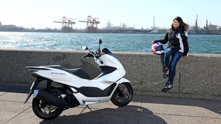 ホンダPCX160|岡崎静夏|試乗インプレッション|岡崎静夏のホンダPCX160試乗インプレ【もはやオーバースペック!? カテゴリーを超えた車体】