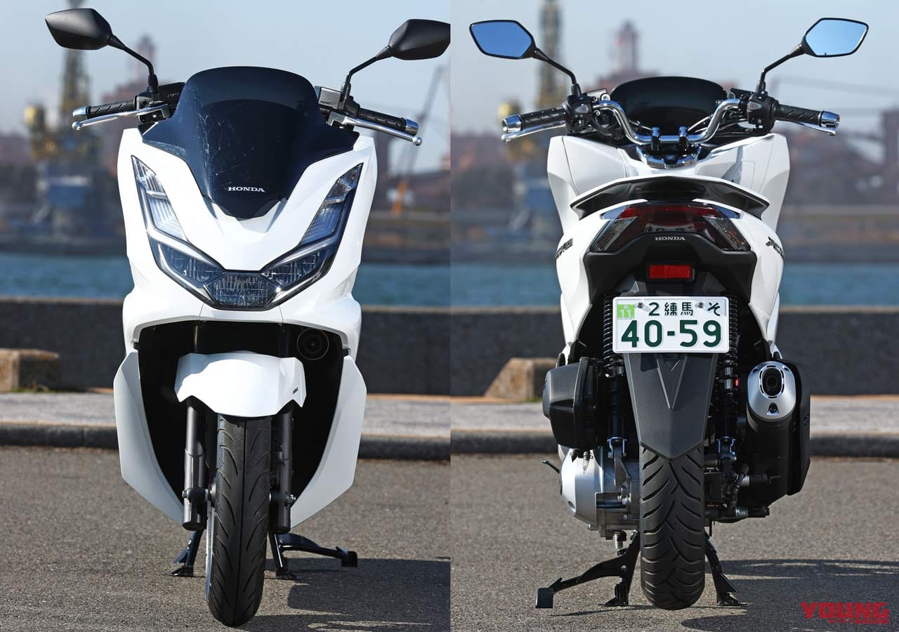 ホンダPCX160|スタイリング|岡崎静夏のホンダPCX160試乗インプレ【もはやオーバースペック!? カテゴリーを超えた車体】