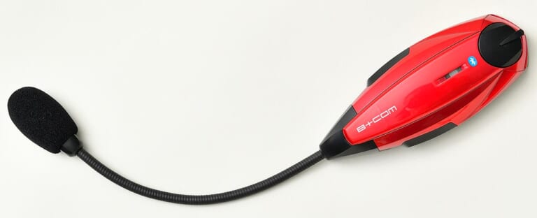 サイン・ハウス B+COM ONE ルビーレッドモデル|バイク用インカム|サイン・ハウスのインカム「B+COM ONE」に限定ルビーレッドモデル登場【マイク同梱でお買い得】