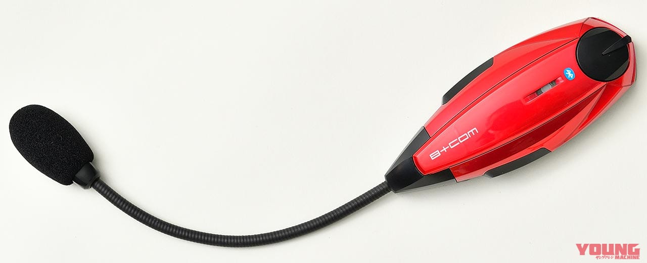 サイン・ハウス B+COM ONE ルビーレッドモデル|バイク用インカム|サイン・ハウスのインカム「B+COM ONE」に限定ルビーレッドモデル登場【マイク同梱でお買い得】