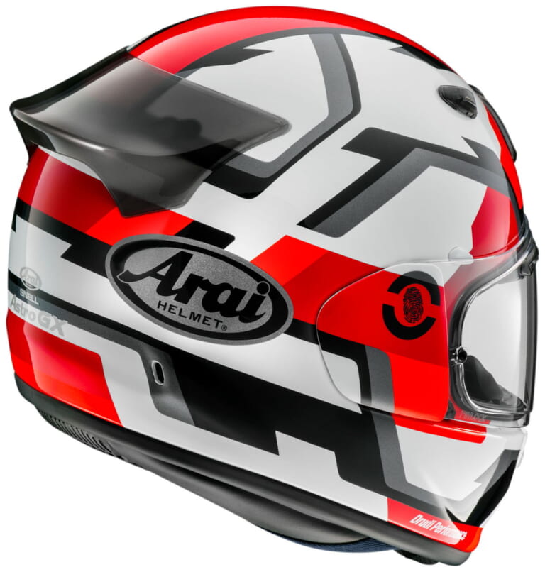 ARAI Helmet【ASTRO-GX FACE】レッド|アライヘルメット「アストロGX」にカラーリングモデル第1弾“フェイス”が登場!