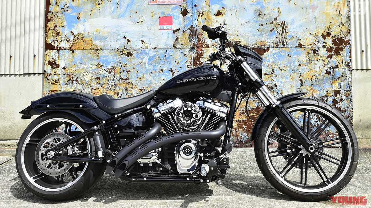 |’20 ハーレーFXBRS114ブレイクアウトカスタム【フロントをシャープにし、リヤの太さを強調】