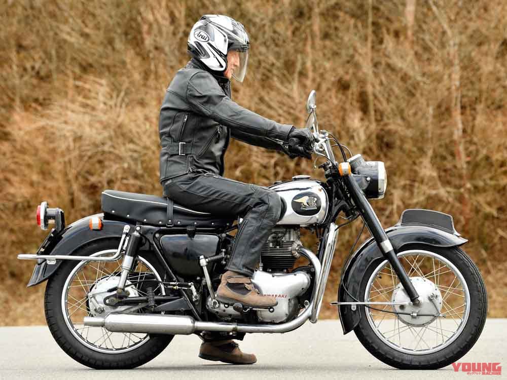 |脳が混乱する…ッ!! 60年前の「カワサキ500メグロK2」に当時を知らないライダーが乗ってみた!