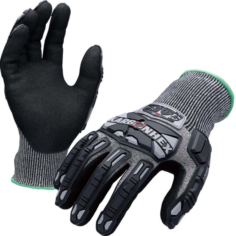 ミドリ安全 KARBONHEX KX-90J(重作業用)|ワークマンに続く作業系バイク用品!? ミドリ安全「カーボンヘックス グローブ」に新モデル登場!