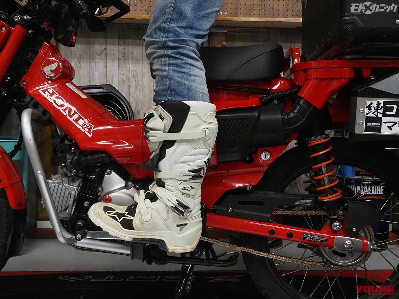 |CT125ハンターカブ 自分仕様のオリジナルパーツを作ってみた〈サイドカバー&リヤサス編〉