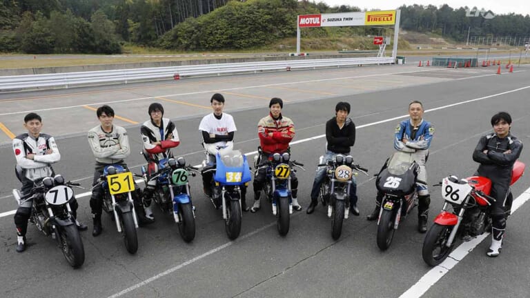 アストライド走行会にて”スズキ祭り”シングルマシン集合!〈グース/グラストラッカーetc.〉