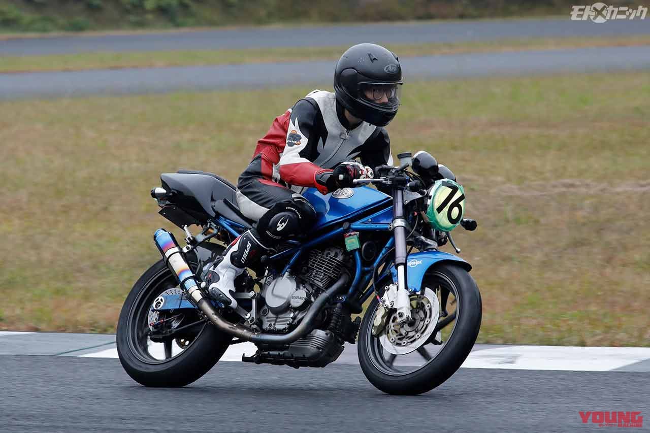 |アストライド走行会にて”スズキ祭り”シングルマシン集合!〈グース/グラストラッカーetc.〉