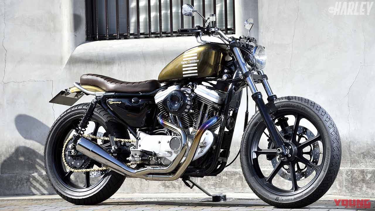 |’70sスクランブラームード漂う軽快スポーツカスタム〈’00 ハーレーXLH1200S〉