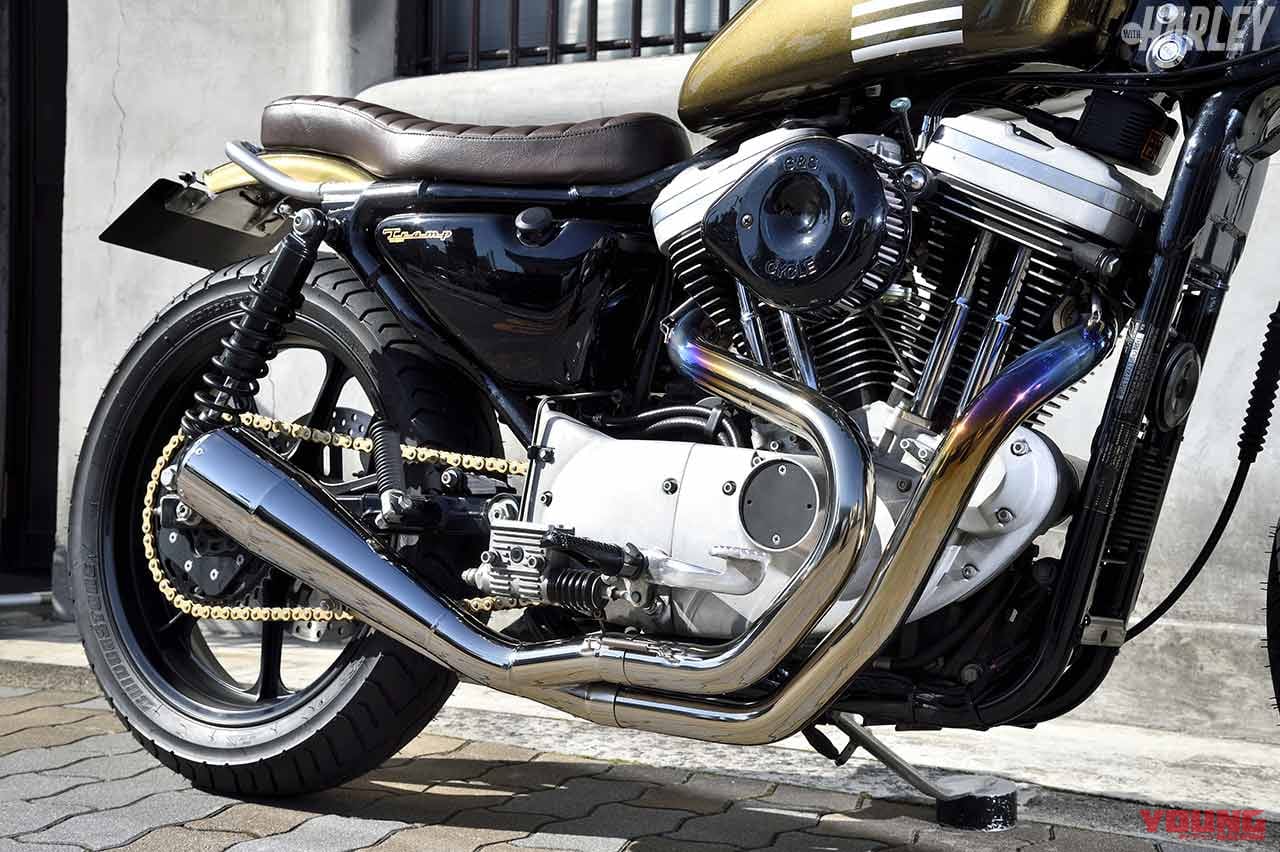 |’70sスクランブラームード漂う軽快スポーツカスタム〈’00 ハーレーXLH1200S〉