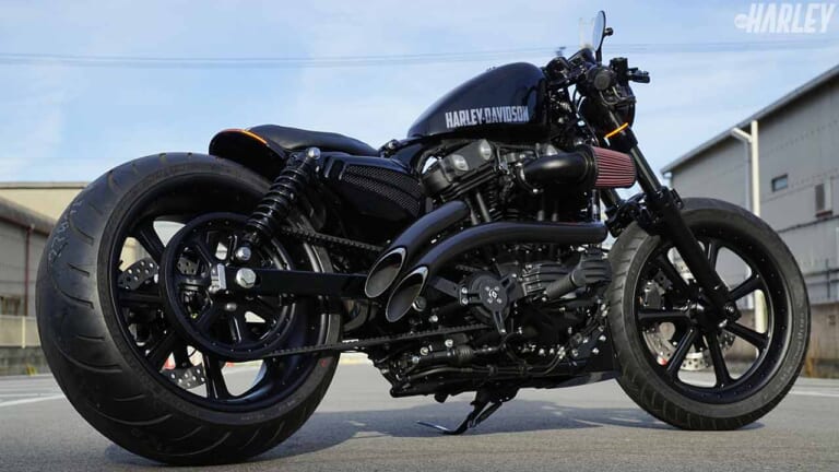 ハーレーダビッドソン スポーツスター トライジャカスタム「地神」|ハーレーカスタムトレンドニュース:1台のカスタムマシンに込められた”和魂洋才”の精神〈トライジャ 地神〉