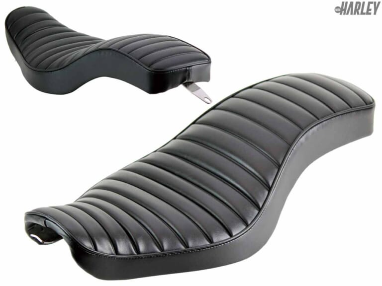 ハーレーダビッドソン|カスタムシート|グリーミングワークス コブラ for XL|3Dスキャン/CADを駆使して作ったハーレー用カスタムシート【見た目は薄く乗り心地良く】