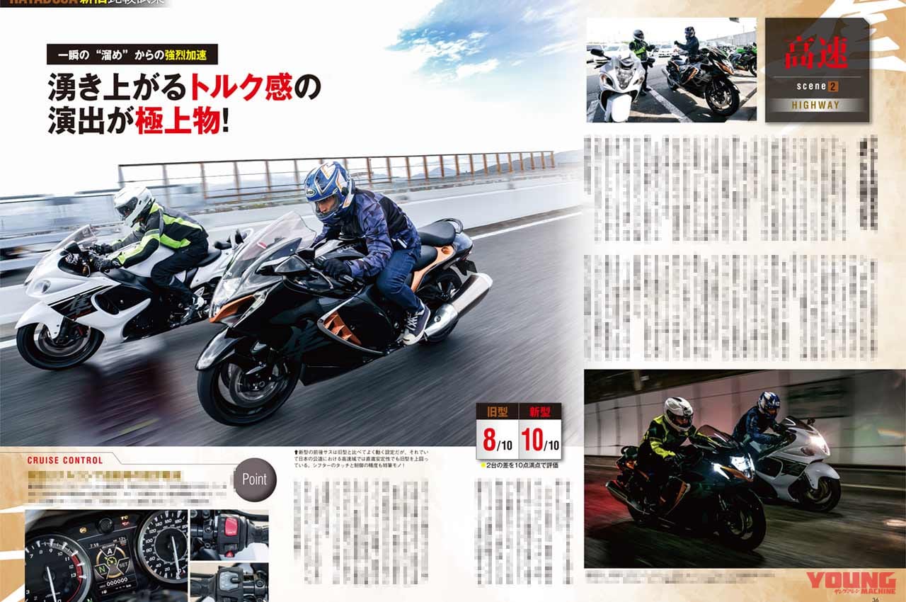 ヤングマシン2021年7月号|ハヤブサ新旧比較試乗|ヤングマシン’21年7月号発売:EV未来予想/新旧ハヤブサ徹底比較試乗/ワークマン付録etc.