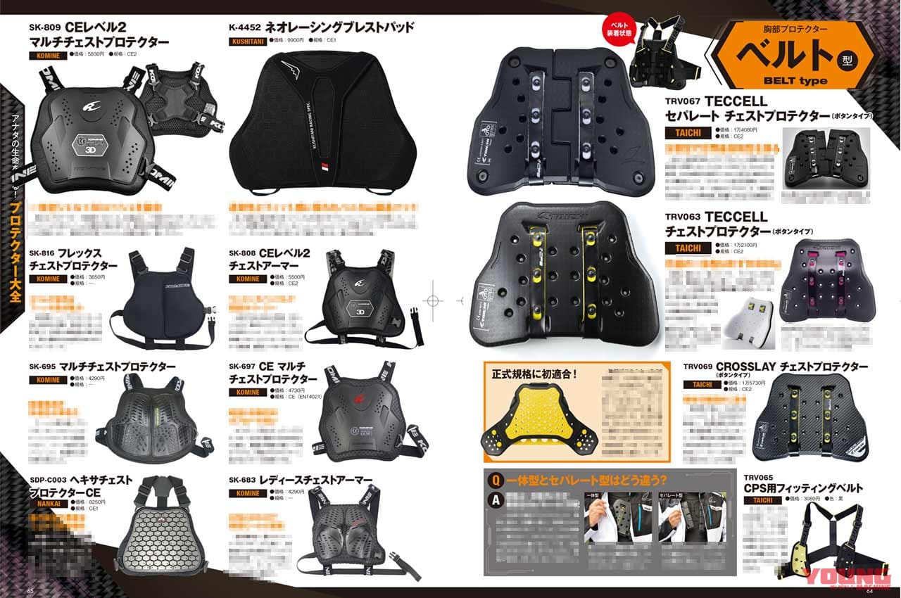 ヤングマシン2021年7月号|プロテクター大全|ヤングマシン’21年7月号発売:EV未来予想/新旧ハヤブサ徹底比較試乗/ワークマン付録etc.