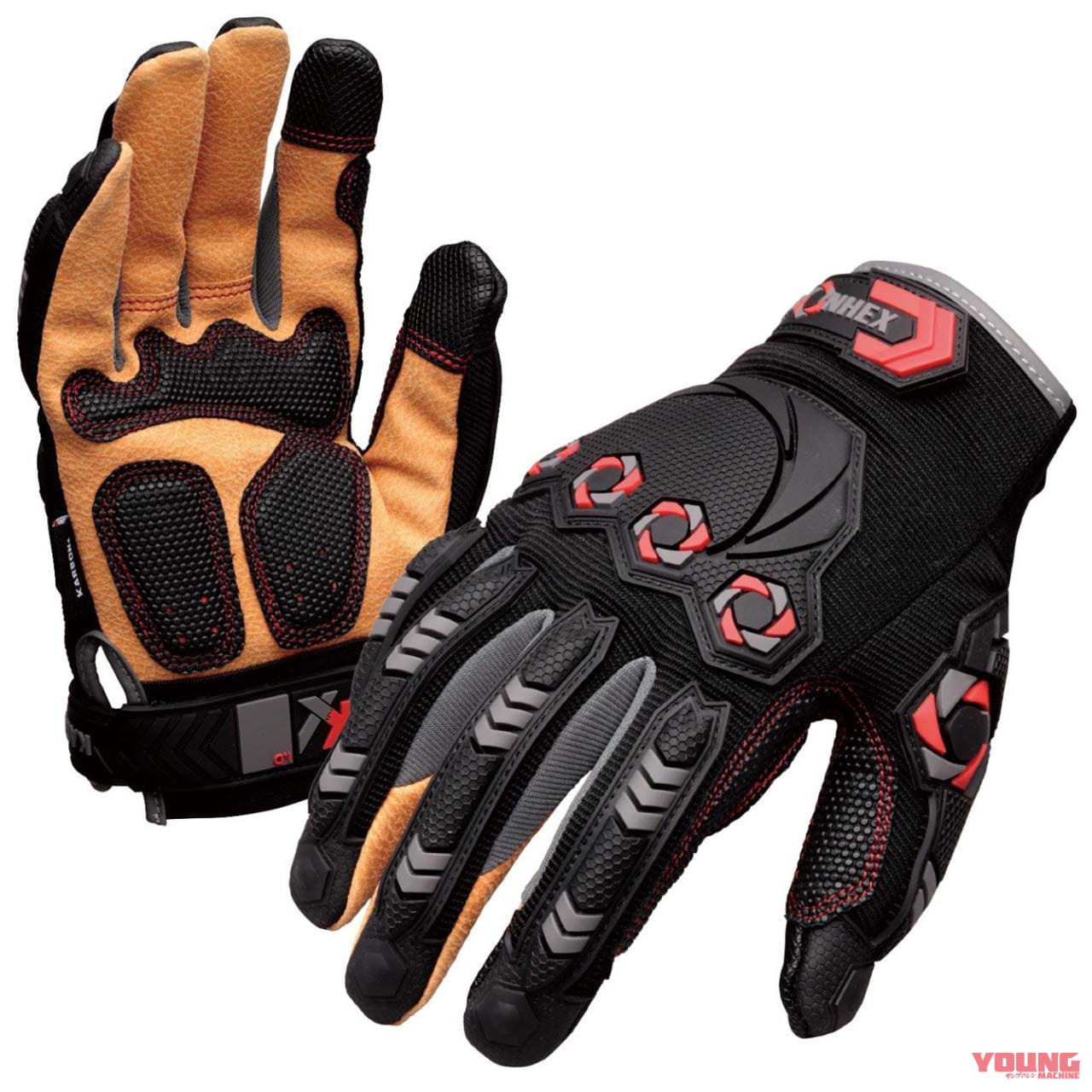 ミドリ安全 KARBONHEX KX-05A(重作業用)|ワークマンに続く作業系バイク用品!? ミドリ安全「カーボンヘックス グローブ」に新モデル登場!