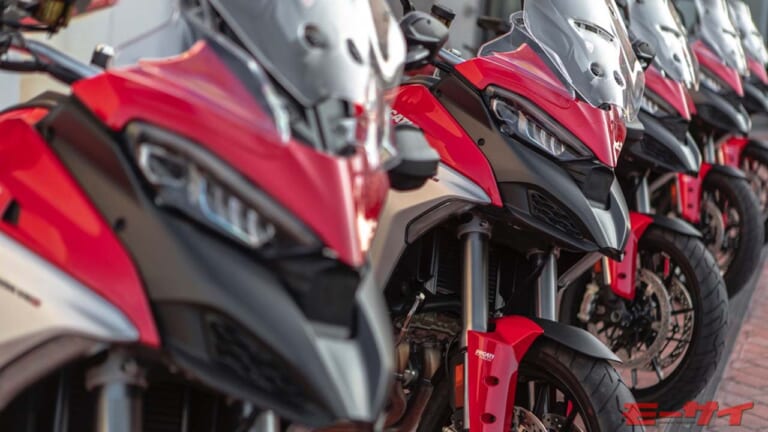 ドゥカティ ムルティストラーダV4開発スタッフに直撃インタビュー「V4でデスモをやめた理由は？前19インチ化の目的は？」
