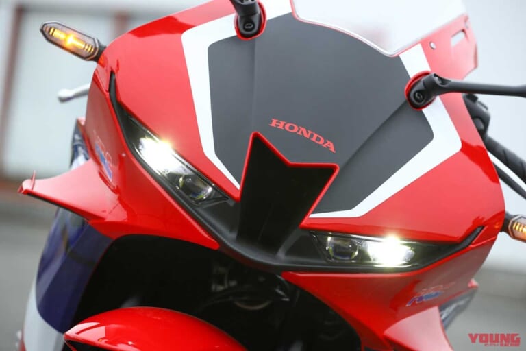 CBR600RR LEDヘッドライト|岡崎静夏のホンダCBR600RR試乗インプレ【扱いやすい超高性能が乗り手の技量を高める】