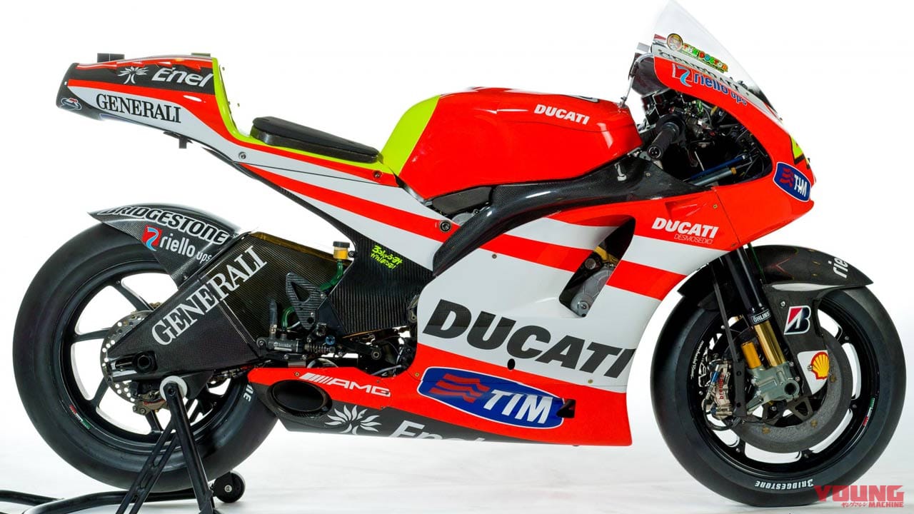 ドゥカティ デスモセディチGP11|元GPライダー青木宣篤が振り返る、ドゥカティ歴代モトGPマシン全見せ【苦難の歴史は進化の歴史】