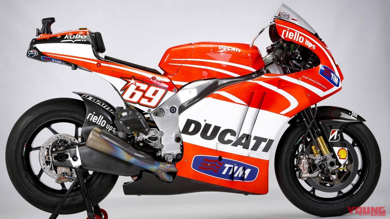ドゥカティ デスモセディチGP13|元GPライダー青木宣篤が振り返る、ドゥカティ歴代モトGPマシン全見せ【苦難の歴史は進化の歴史】