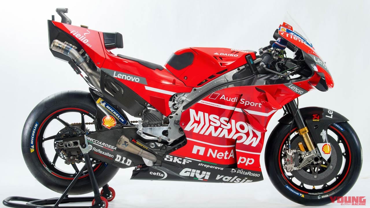 ドゥカティ デスモセディチGP19|元GPライダー青木宣篤が振り返る、ドゥカティ歴代モトGPマシン全見せ【苦難の歴史は進化の歴史】