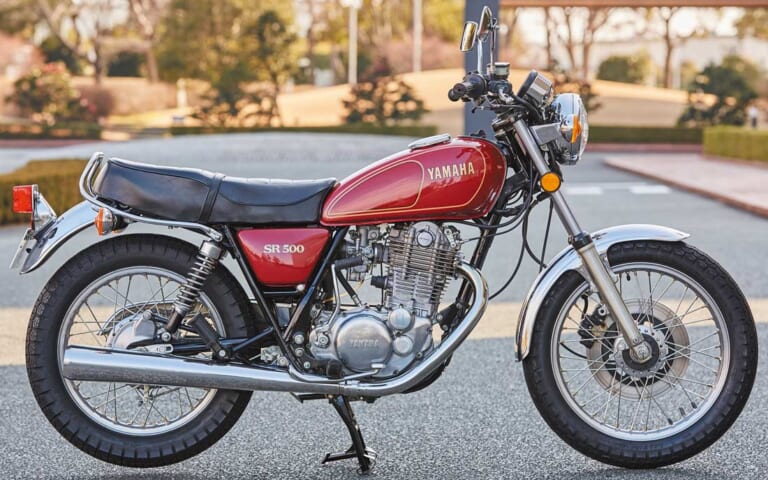 '78 ヤマハSR500|スターレッド|愛すべきヤマハの象徴・SRの43年を振り返る#2〈全型式全色図鑑’70s〜’80s〉