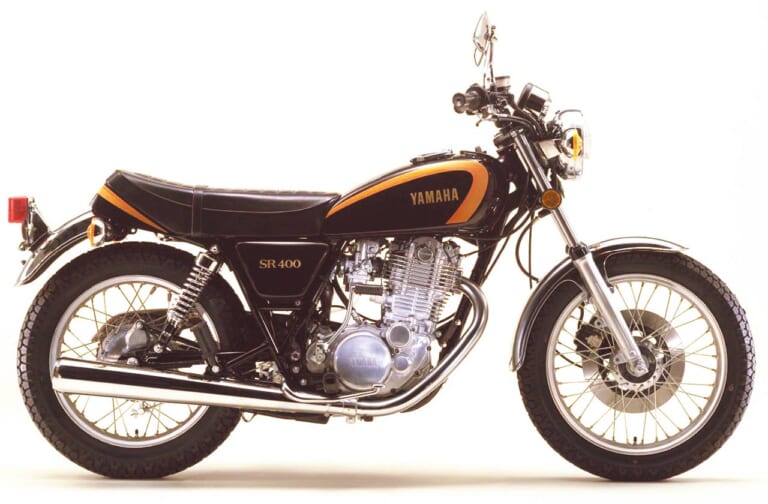 '78 ヤマハSR400/500|ブラックゴールド(共通色)|愛すべきヤマハの象徴・SRの43年を振り返る#2〈全型式全色図鑑’70s〜’80s〉