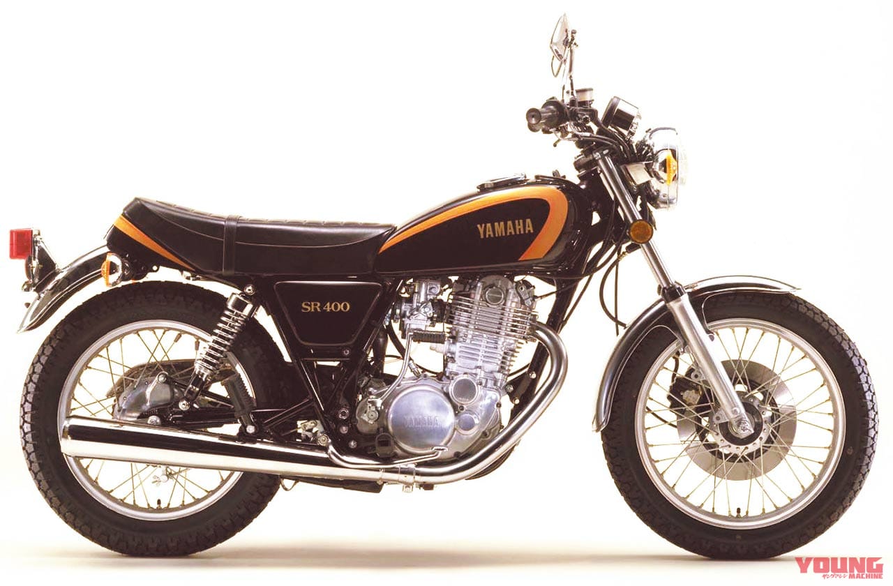 '78 ヤマハSR400/500|ブラックゴールド(共通色)|愛すべきヤマハの象徴・SRの43年を振り返る#2〈全型式全色図鑑’70s〜’80s〉