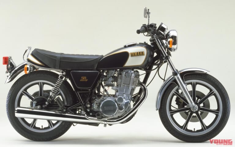 '83 ヤマハSR400SP/500SP|インジゴブルー(共通色)|愛すべきヤマハの象徴・SRの43年を振り返る#2〈全型式全色図鑑’70s〜’80s〉