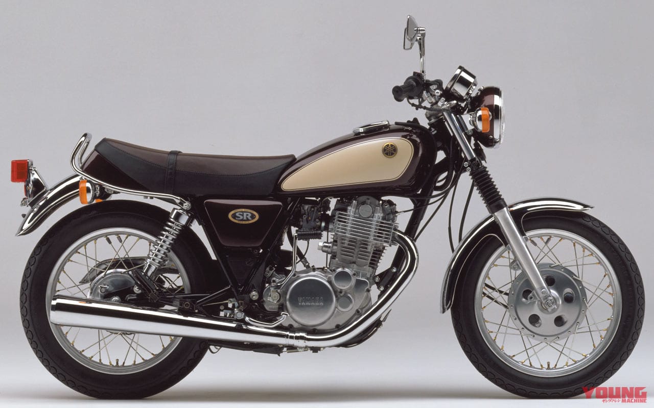 '92 ヤマハSR400S/500S|ミヤビマルーン(共通色)|愛すべきヤマハの象徴・SRの43年を振り返る#3〈全型式全色図鑑’90s〉