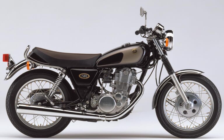 '94 ヤマハSR400/500|グリタリングブラック(共通色)|愛すべきヤマハの象徴・SRの43年を振り返る#3〈全型式全色図鑑’90s〉