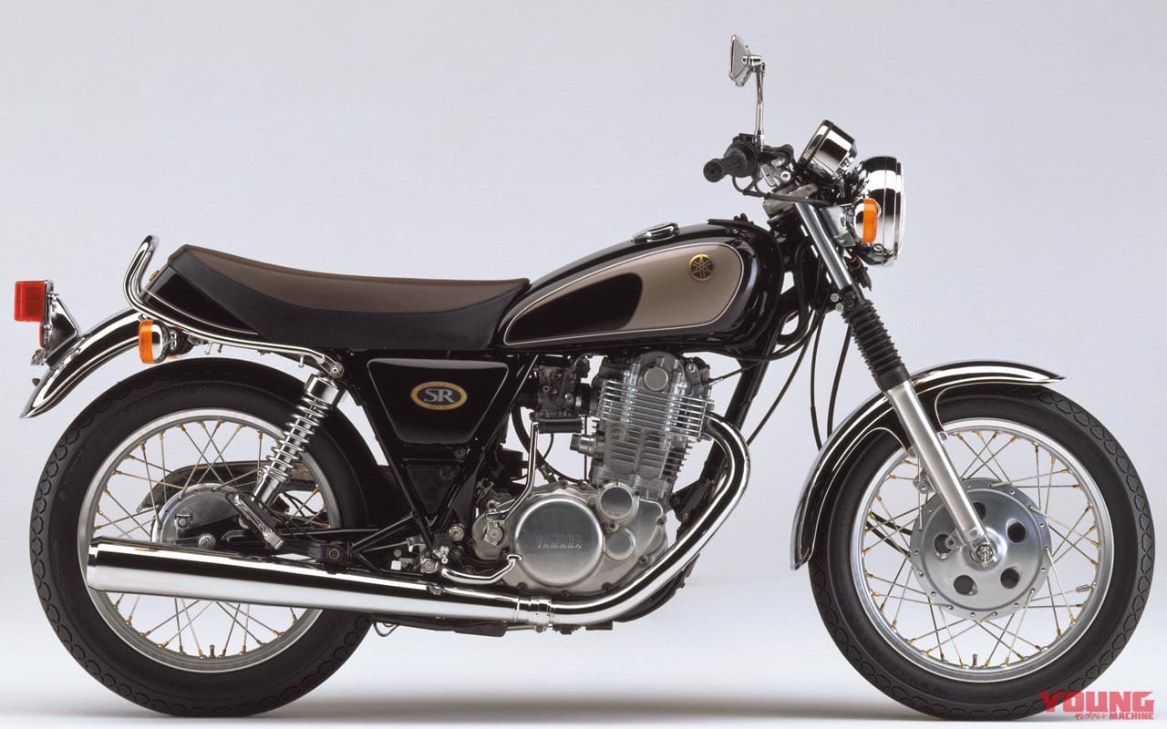 '94 ヤマハSR400/500|グリタリングブラック(共通色)|愛すべきヤマハの象徴・SRの43年を振り返る#3〈全型式全色図鑑’90s〉