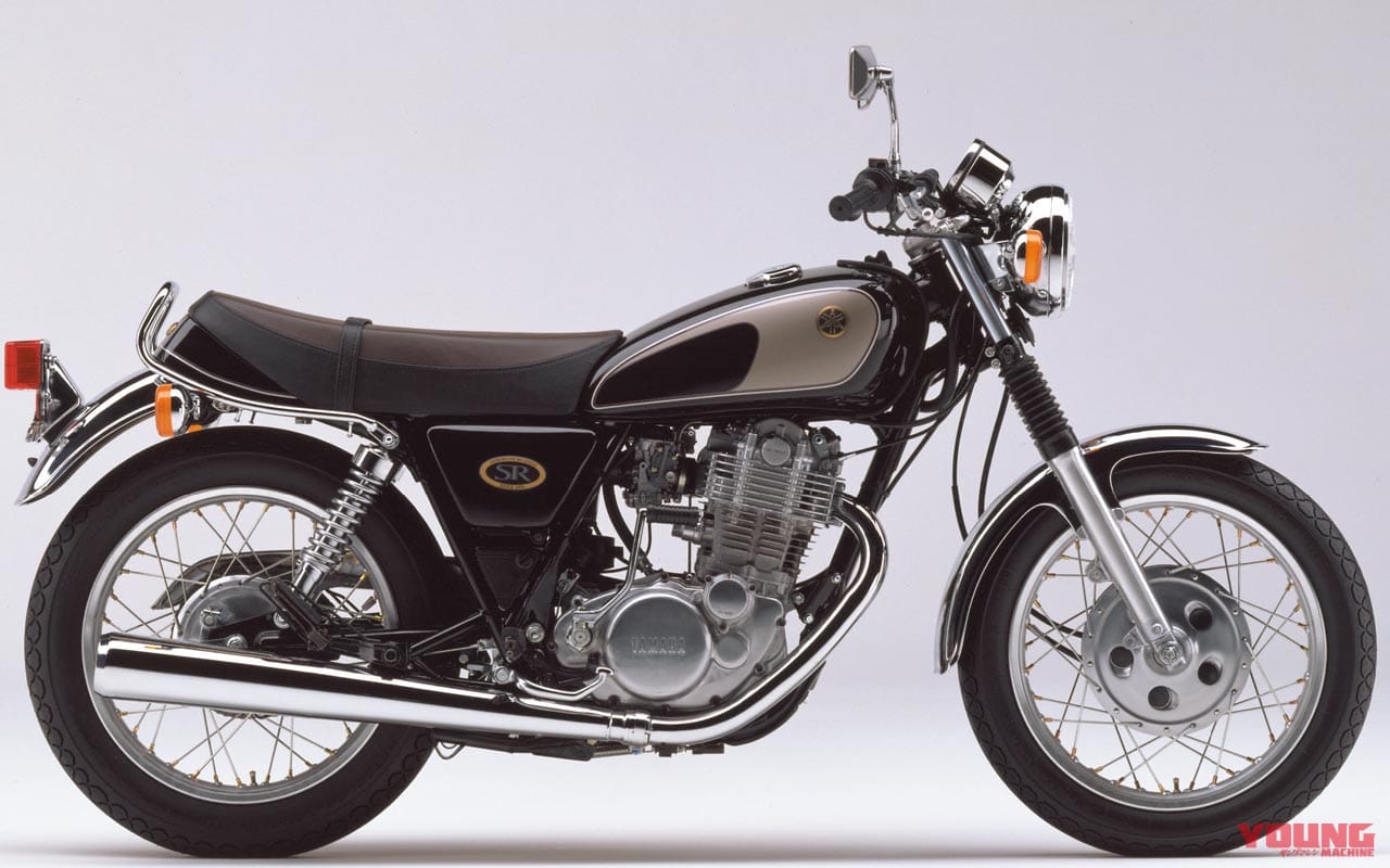 '93 ヤマハSR400/500|グリタリングブラック(共通色)|愛すべきヤマハの象徴・SRの43年を振り返る#3〈全型式全色図鑑’90s〉