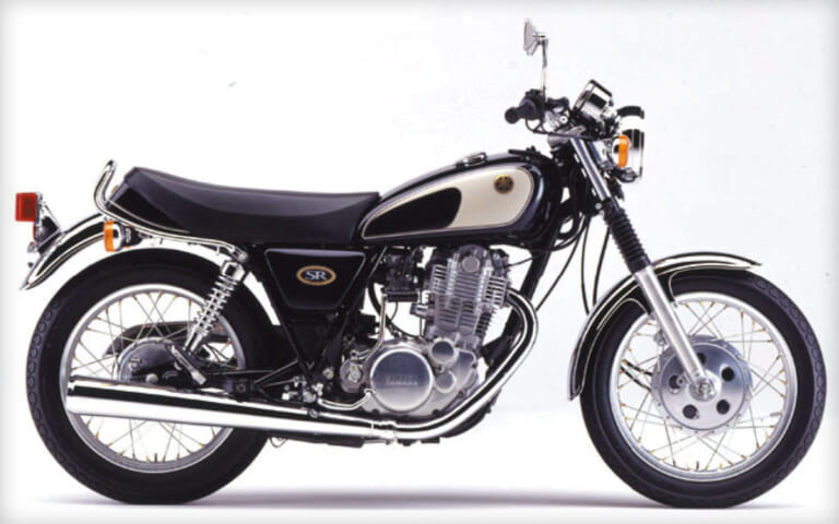 '94 ヤマハSR400｜ブルーイッシュブラック