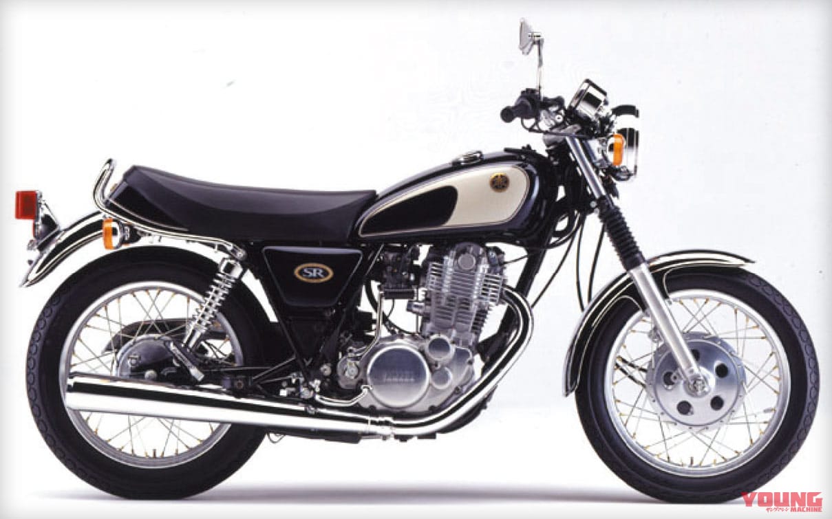 '94 ヤマハSR400|ブルーイッシュブラック|永遠のスタンダード空冷単気筒:ヤマハSR400/SR500歴代カラー大図鑑【1991~1999】