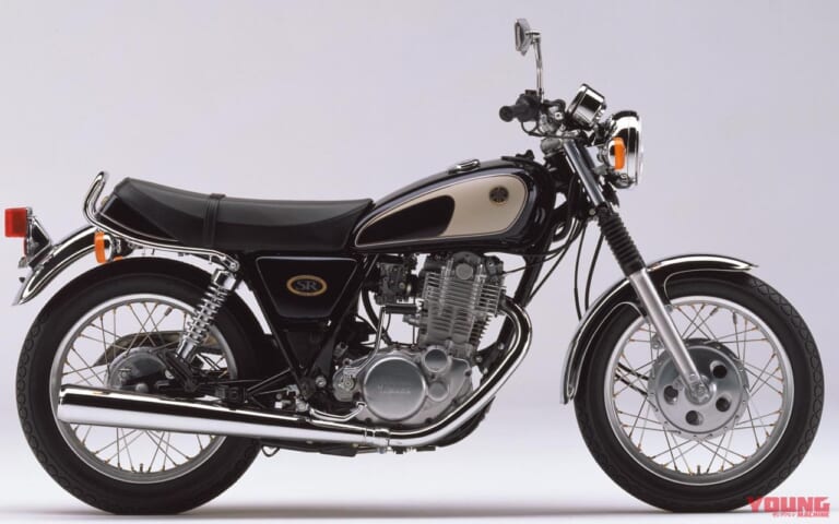 '93 ヤマハSR400｜ブルーイッシュブラック