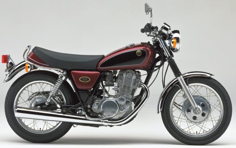 '99 ヤマハSR400|ダークパープリッシュレッドカクテル3|愛すべきヤマハの象徴・SRの43年を振り返る#3〈全型式全色図鑑’90s〉