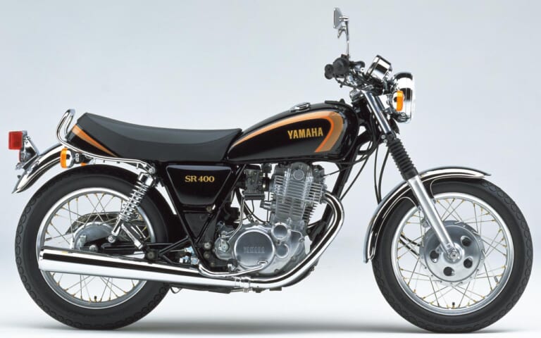 '98 ヤマハSR400|ブラックゴールド|愛すべきヤマハの象徴・SRの43年を振り返る#3〈全型式全色図鑑’90s〉
