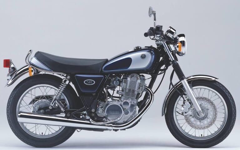 '03ヤマハSR400|サムソンブルー|愛すべきヤマハの象徴・SRの43年を振り返る#4〈全型式全色図鑑’00s〉