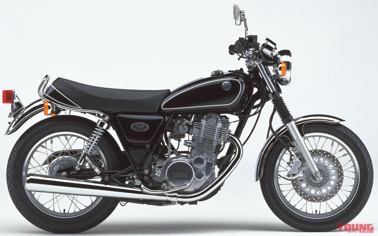 '01ヤマハSR400|ニューブラックブルー|愛すべきヤマハの象徴・SRの43年を振り返る#4〈全型式全色図鑑’00s〉