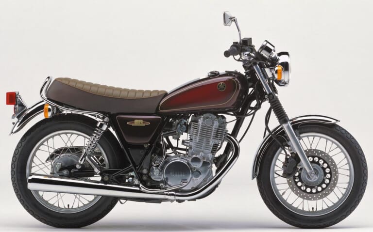 '03ヤマハSR400 25thアニバーサリーリミテッドエディション|ミヤビマルーン|愛すべきヤマハの象徴・SRの43年を振り返る#4〈全型式全色図鑑’00s〉
