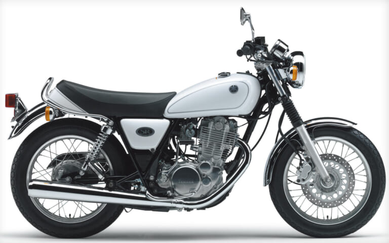 '04ヤマハSR400|ブルーイッシュホワイトカクテル1|愛すべきヤマハの象徴・SRの43年を振り返る#4〈全型式全色図鑑’00s〉
